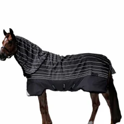 Sale - Couverture d'extérieur Amigo Bravo 12 réfléchissantes / noir 100g Couvertures Poneys|Couvertures Et Chemises