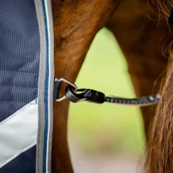 Couvertures Et Chemises*Horseware - Couverture d'extérieur Rambo Plus Turnout / thunderstorm grey/ argent 100g Marine