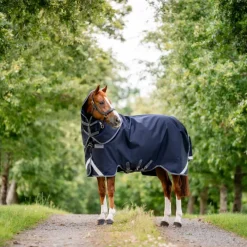 Couvertures Et Chemises*Horseware - Couverture d'extérieur Rambo Plus Turnout / thunderstorm grey/ argent 100g Marine