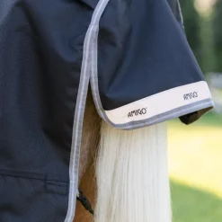 Hot - Couverture d'extérieur Amigo Bravo Plus Pony Turnout / titanium grey/ argent 250g Couvertures Poneys|Couvertures Et Chemises