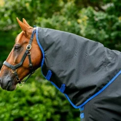 Couvertures Et Chemises*Horseware - Couverture d'extérieur Amigo Ripstop 900 Original doublure polaire / classic blue 50g Noir