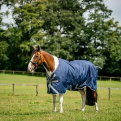 Couvertures Et Chemises*Horseware - Couverture d'extérieur Amigo Turnout / titanium grey/ argent 50g Marine