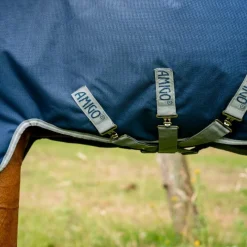 Couvertures Et Chemises*Horseware - Couverture d'extérieur Amigo Turnout / titanium grey/ argent 50g Marine