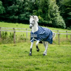 Hot - Couverture d'extérieur Amigo Bravo 12 Turnout / titanium grey/ argent 0g Couvertures Et Chemises