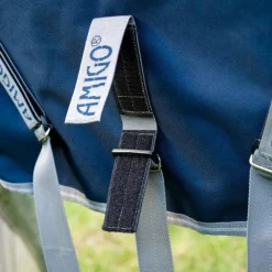 Discount - Couverture d'extérieur Amigo FieldSafe Plus Turnout / titanium grey/ argent 100g Couvertures Et Chemises