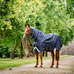 Sale - Couverture d'extérieur Rambo Duo Ripstop Plus Turnout Bundle / gris thunderstorm/ argent (100g + 100g+ 200g) 400g Couvertures Et Chemises