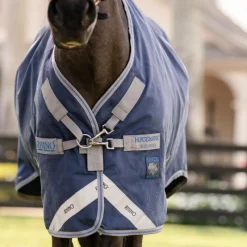 Couvertures Poneys|Couvertures Et Chemises*Horseware - Couverture d'extérieur Rhino Pony Turnout / titanium grey/ classic blue 0g Marine