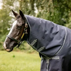 Outlet - Couverture d'extérieur Rambo Optimo Plus Turnout Bundle / thunderstorm grey/ argent (0g + 400g) Couvertures Et Chemises