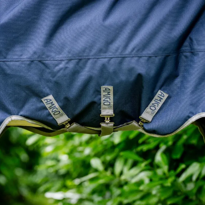 Hot - Couverture d'extérieur Amigo Bravo XL Turnout / titanium grey/ argent 50g Couvertures Et Chemises