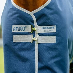 Couvertures Et Chemises*Horseware - Couverture d'extérieur Amigo Ripstop Turnout / titanium grey 200g Marine