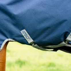 Couvertures Et Chemises*Horseware - Couverture d'extérieur Amigo Ripstop Turnout / titanium grey 200g Marine