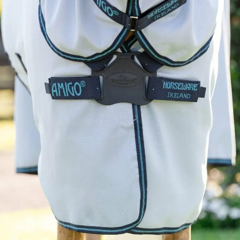 Couvertures Poneys|Couvertures Et Chemises*Horseware - Couverture d'extérieur Amigo Ripstop Pony azure blue/ marine/ éléctrique Bleu