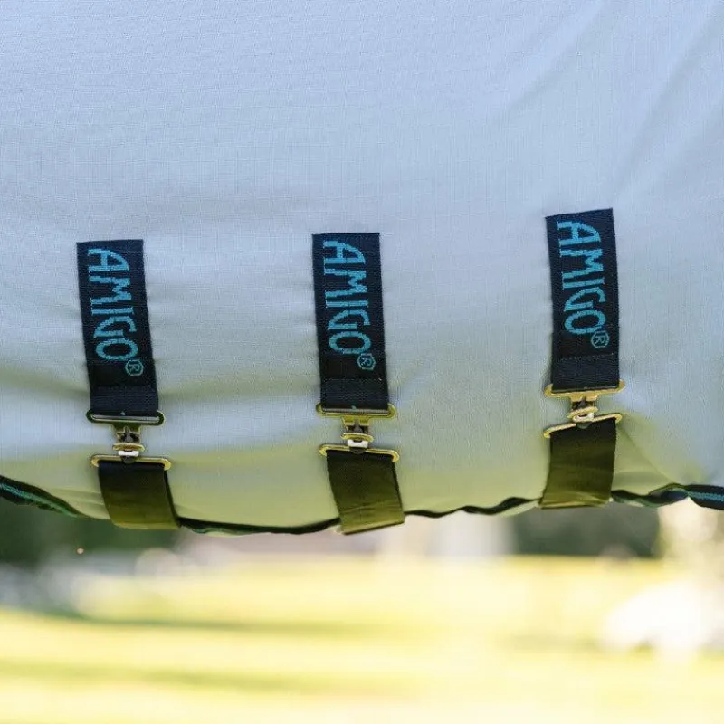 Couvertures Poneys|Couvertures Et Chemises*Horseware - Couverture d'extérieur Amigo Ripstop Pony azure blue/ marine/ éléctrique Bleu