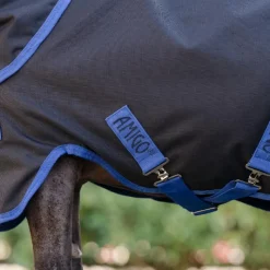 Sale - Couverture d'extérieur Amigo Ripstop Plus Petite Turnout / classic blue 200g Couvertures Poneys|Couvertures Et Chemises