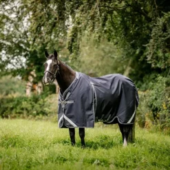 Couvertures Et Chemises*Horseware - Couverture d'extérieur Rambo Optimo Original / thunderstorm grey/ argent 0g Marine