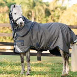 Couvertures Poneys|Couvertures Et Chemises*Horseware - Couverture d'extérieur Rhino HexStop Plus Pony / indigo/ marine 0g Gris