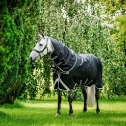 Couvertures Poneys|Couvertures Et Chemises*Horseware - Couverture d'extérieur Amigo Bravo 12 Plus / titanium grey/ argent 250g Noir