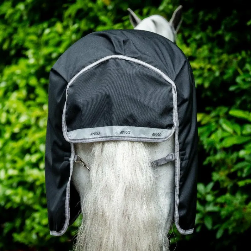 Couvertures Poneys|Couvertures Et Chemises*Horseware - Couverture d'extérieur Amigo Bravo 12 Plus / titanium grey/ argent 250g Noir
