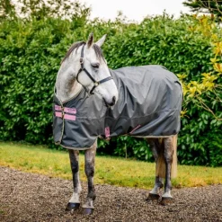 Couvertures Poneys|Couvertures Et Chemises*Horseware - Couverture d'extérieur Amigo Hero Ripstop shadow/ rose/ marine 0g Gris