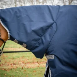 Couvertures Et Chemises*Horseware - Couverture d'extérieur Amigo Bravo Integrated Turnout / titanium grey/ argent 250g Marine