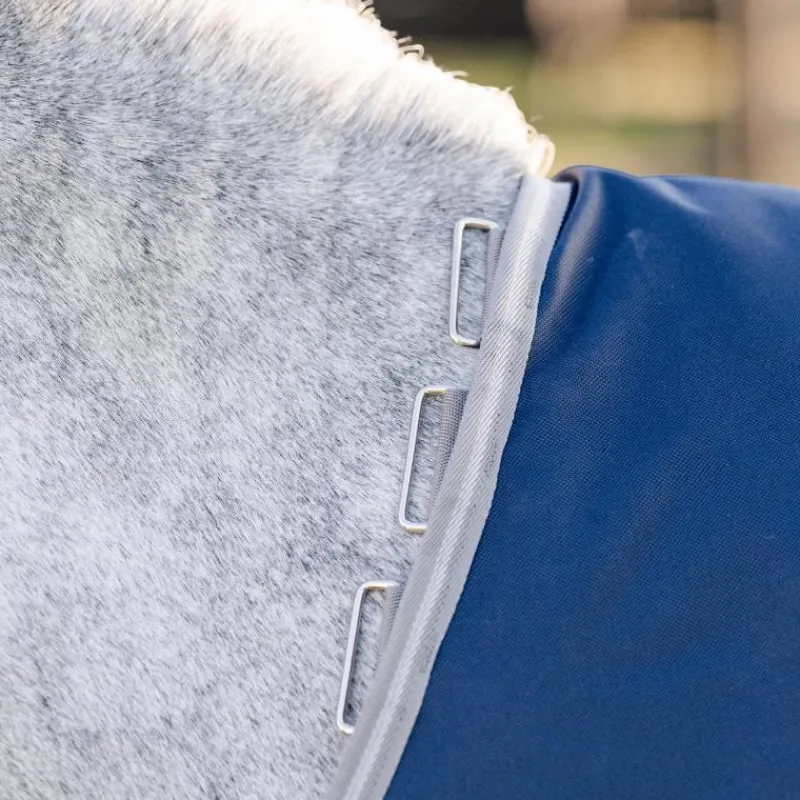 Couvertures Poneys|Couvertures Et Chemises*Horseware - Couverture d'extérieur Amigo Bravo Plus Pony Turnout / titanium grey/ argent 250g Marine