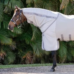 Couvertures Et Chemises*Horseware - Couvre-cou anti-mouches Amigo Bug Buster argent/ titanium grey/ argent Gris