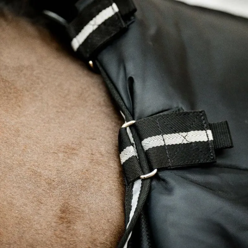 Couvertures Et Chemises*Horseware - Couvre-cou Easy Layer Stable et silver 100g Noir