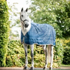 Couvertures Et Chemises*Horseware - Doublure liner thérapeutique Ionic Therapy imperial blue/ argent/ marine 50g Bleu