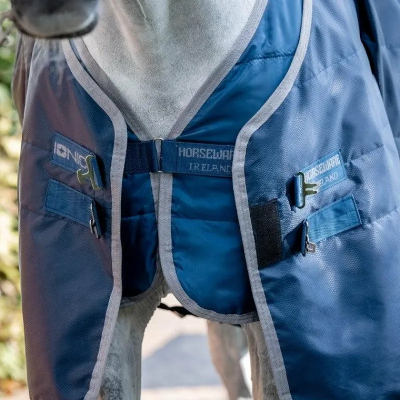 Couvertures Et Chemises*Horseware - Doublure liner thérapeutique Ionic Therapy imperial blue/ argent/ marine 50g Bleu