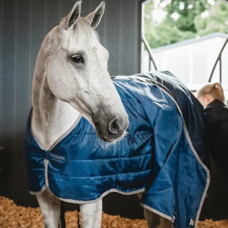Couvertures Et Chemises*Horseware - Doublure liner thérapeutique Ionic Therapy imperial blue/ argent/ marine 50g Bleu