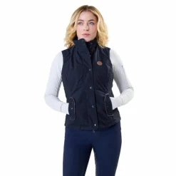 Pulls Et Gilets*Horseware - Gilet sans manches femme Newmarket Marine