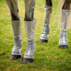 Guêtres Anti-Mouches*Horseware - Guêtres anti-mouches Tech-Fit Flyboot silver (x4) Gris