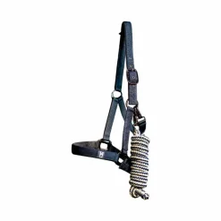 New - Licol et longe Newmarket witney navy Licols Poneys|Ensembles Licols Et Longes