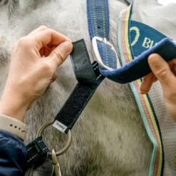 Licols Poneys*Horseware - Licol spécial pâturage Field Safe Marine