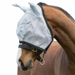 Masques Anti-Mouches Poneys|Masques Anti-Mouches*Horseware - Masque anti-mouches Amigo argent/ foncé Gris