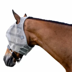 Sale - Masque anti-mouches sans oreilles Newmarket witney charcoal Masques Anti-Mouches Poneys|Masques Anti-Mouches