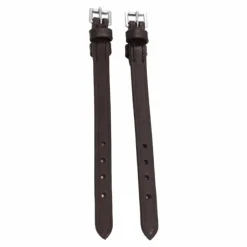 Accessoires De Bridons Poneys|Montants De Bridons*Horseware - Montant de mors Rambo Micklem havane et argent (x2) Marron