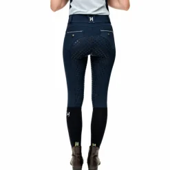 Pantalons D'Équitation*Horseware - Pantalon d'équitation femme Newmarket Mid Rise full grip Marine