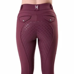 Sale - Pantalon d'équitation femme Flexfit Winter celestial purple full grip Pantalons D'Équitation