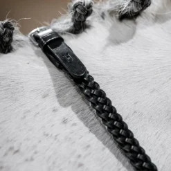 Rênes Et Arrêtoirs De Rênes*Horseware - Rênes Plaited Noir