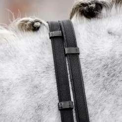 Rênes Et Arrêtoirs De Rênes*Horseware - Rênes Rubber Grip Continental Noir