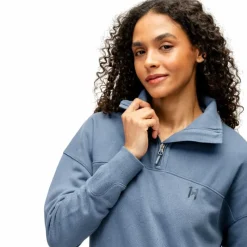 Pulls Et Gilets*Horseware - Sweat manches longues femme Vitality Hw blue Bleu