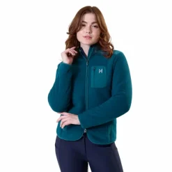Pulls Et Gilets*Horseware - Veste polaire manches longues femme Pace dynasty green Vert