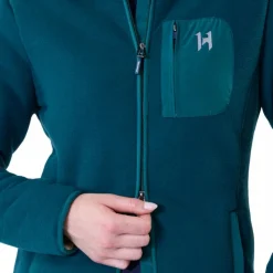 Pulls Et Gilets*Horseware - Veste polaire manches longues femme Pace dynasty green Vert