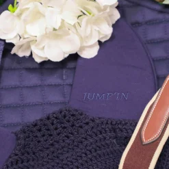 Bonnets Pour Chevaux|Cso*Jump'In - Bonnet anti-bruit Marine