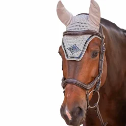 Clearance - Bonnet écusson losange clair/ noir/ noir Bonnets Pour Chevaux|Cso