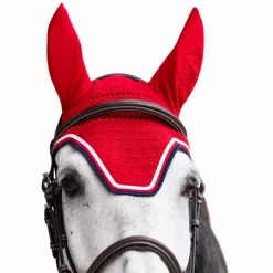 Bonnets Pour Chevaux*Jump'In - Bonnet pour chevaux Balthazar / marine Rouge