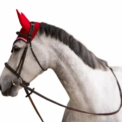 Bonnets Pour Chevaux*Jump'In - Bonnet pour chevaux Balthazar / marine Rouge