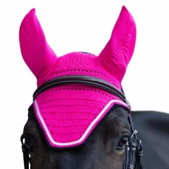 Bonnets Pour Chevaux*Jump'In - Bonnet pour chevaux Balthazar fuschia/ noir Rose