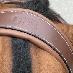 Horseball|Cso*Jump'In - Bridon One Bruxelles avec rênes Noisette